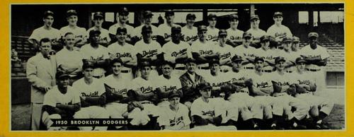 1951 Topps Teams #NNO Brooklyn Dodgers Front