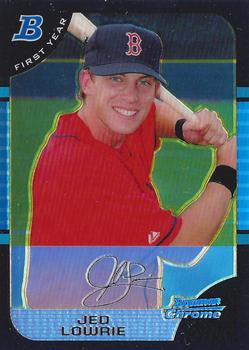 2005 Bowman Draft Picks & Prospects - Refractors #BDP93 Jed Lowrie Front