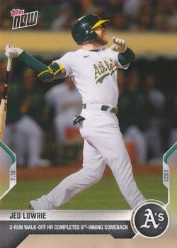 2021 Topps Now #514 Jed Lowrie Front