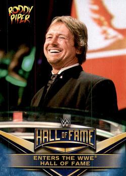 2018 Topps WWE Then Now Forever - WWE Hall of Fame Tribute Rowdy Roddy Piper #39 Enters the WWE Hall of Fame Front