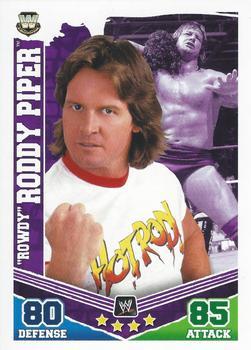 2010 Topps Slam Attax WWE Mayhem (UK Variant) #NNO Rowdy Roddy Piper Front