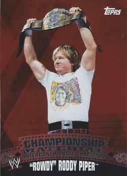 2010 Topps WWE - Championship Material WWE Unified Puzzle Back #C49 Roddy Piper  Front