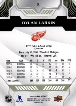 2020-21 Upper Deck MVP #5 Dylan Larkin Back
