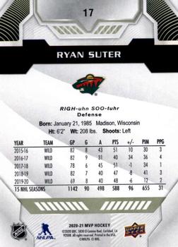 2020-21 Upper Deck MVP #17 Ryan Suter Back
