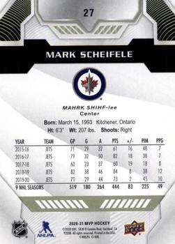 2020-21 Upper Deck MVP #27 Mark Scheifele Back