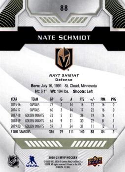 2020-21 Upper Deck MVP #88 Nate Schmidt Back
