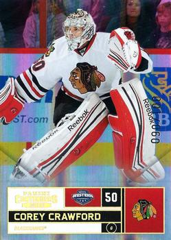 2011-12 Panini Contenders - Gold #50 Corey Crawford Front