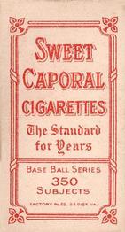 1909-11 American Tobacco Company T206 White Border #NNO Jack Bliss Back