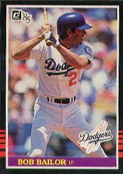 1985 Donruss #397 Bob Bailor Front