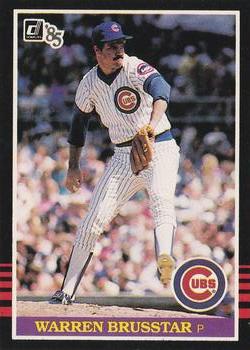 1985 Donruss #533 Warren Brusstar Front