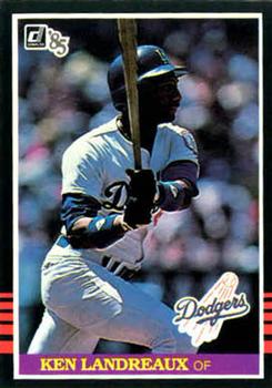 1985 Donruss #494 Ken Landreaux Front