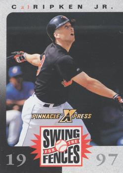 1997 Pinnacle X-Press - Swing for the Fences Players #NNO Cal Ripken Jr. Front
