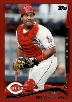 2014 Topps Update - Target Red Border #US-248 Brayan Pena Front