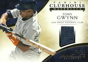 2014 Panini Immaculate Collection - Clubhouse Material #19 Tony Gwynn Front