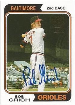 2004 Topps All-Time Fan Favorites - Autographs #FFA-BGR Bob Grich Front