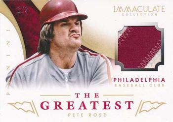 2014 Panini Immaculate Collection - The Greatest Materials Prime #2 Pete Rose Front