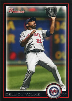 2010 Bowman #137 Delmon Young Front