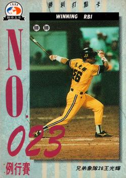 1994 CPBL #258 Guang-Hui Wang Front