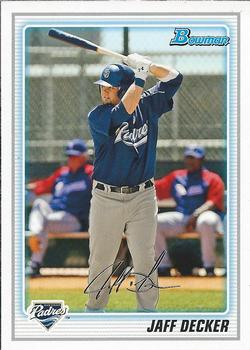 2010 Bowman - Prospects #BP109 Jaff Decker Front