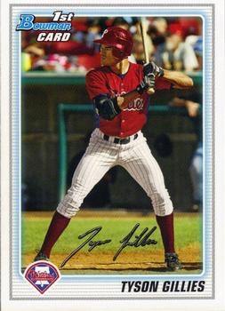 2010 Bowman - Prospects #BP19 Tyson Gillies Front