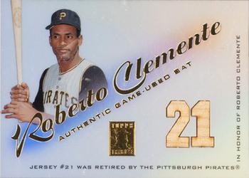 2001 Topps Tribute - Game Bat Relics #RBRCL Roberto Clemente Front