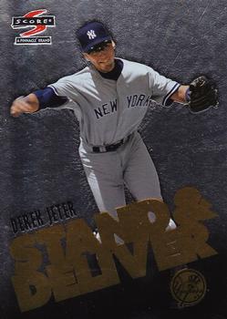 1997 Score - Stand & Deliver #9 Derek Jeter Front