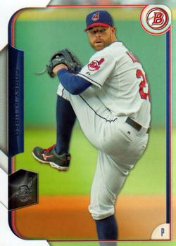 2015 Bowman #80 Corey Kluber Front