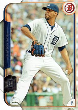 2015 Bowman #107 David Price Front