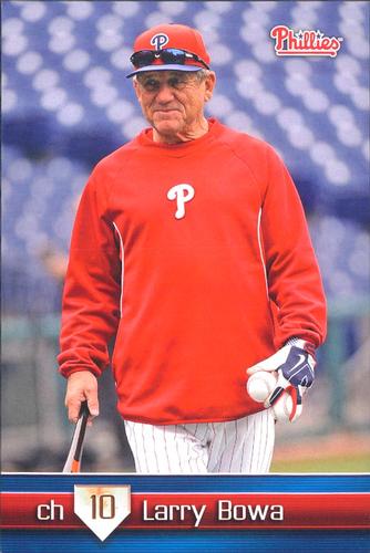 2014 Philadelphia Phillies Photocards Set 2 #4 Larry Bowa Front