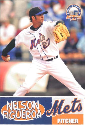 2008 New York Mets Summer at Shea Photocards #12 Nelson Figueroa Front