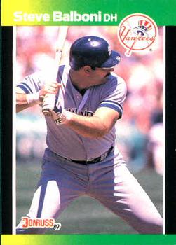 1989 Donruss Baseball's Best #188 Steve Balboni Front