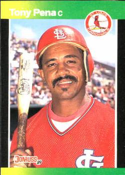 1989 Donruss Baseball's Best #299 Tony Pena Front