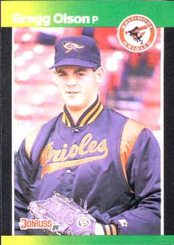 1989 Donruss Baseball's Best #322 Gregg Olson Front