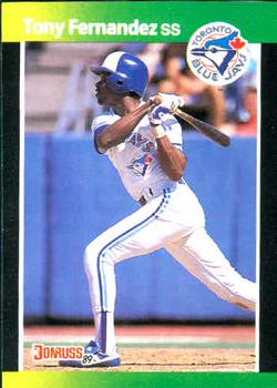 1989 Donruss Baseball's Best #48 Tony Fernandez Front