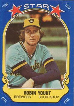 1981 Fleer Star Stickers #38 Robin Yount Front