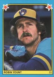 1983 Fleer Star Stickers #18 Robin Yount Front