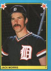 1983 Fleer Star Stickers #252 Jack Morris Front