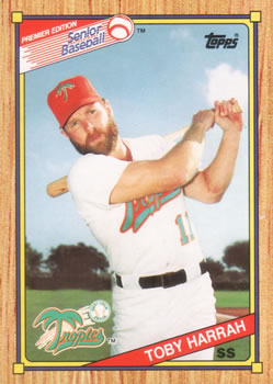 1989 Topps Senior League #58 Toby Harrah Front