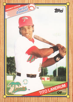 1989 Topps Senior League #94 Tito Landrum Front