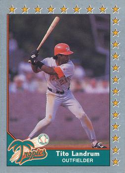 1990 Pacific Senior League #168 Tito Landrum Front