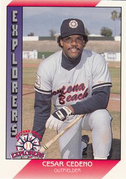 1991 Pacific Senior League #40 Cesar Cedeno Front