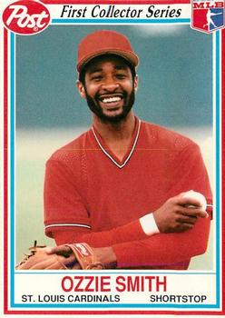 1990 Post Cereal #6 Ozzie Smith Front