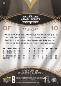 2009 Upper Deck Ultimate Collection #5 Adam Jones Back