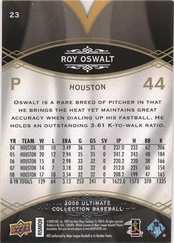 2009 Upper Deck Ultimate Collection #23 Roy Oswalt Back