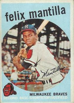 1959 Topps Venezuelan #157 Felix Mantilla Front