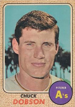 1968 Topps Venezuelan #62 Chuck Dobson Front