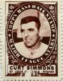 1961 Topps - Stamps #NNO Curt Simmons Front