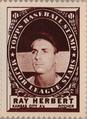 1961 Topps - Stamps #NNO Ray Herbert Front