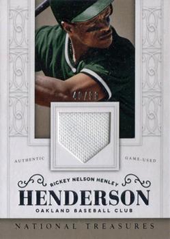 2014 Panini National Treasures #86 Rickey Henderson Front