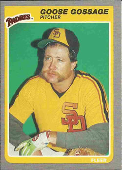 1985 Fleer #33 Rich Gossage Front